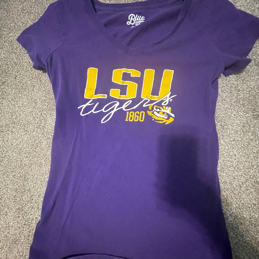 Blue 84 Women's Purple LSU Tigers Tee